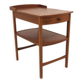 "Birgitta" bedside table in mahogany, Carl Malmsten, Sweden, 1960