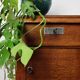 Side table, old antique bedside table