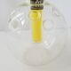 Vase flower holder candle holder in blown glass 1970 vintage 70s 70's 1970s