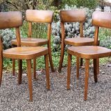 Set of 4 Horgen-Glarus classic model bistro chairs