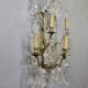 Large Bronze Wall Light with Pendants