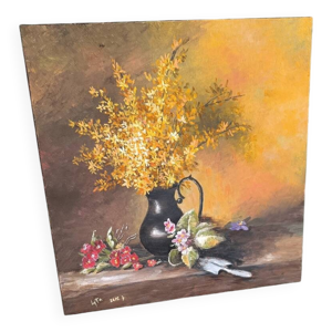 Toile  reproduction de - fleurs