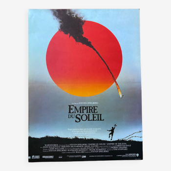 Affiche cinéma originale "L'Empire du soleil" Steven Spielberg 40x60cm 1987