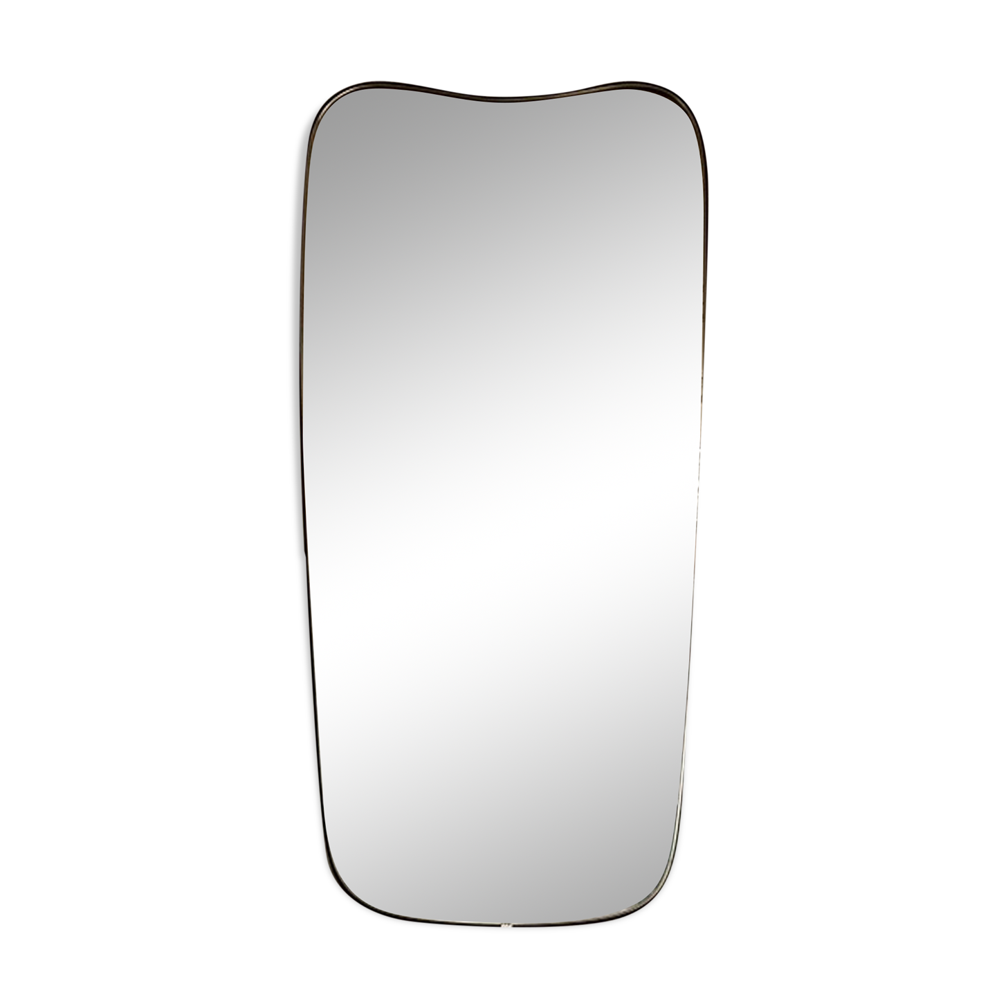 Mirror mirror free form of the 50s - 60s 38x78cm