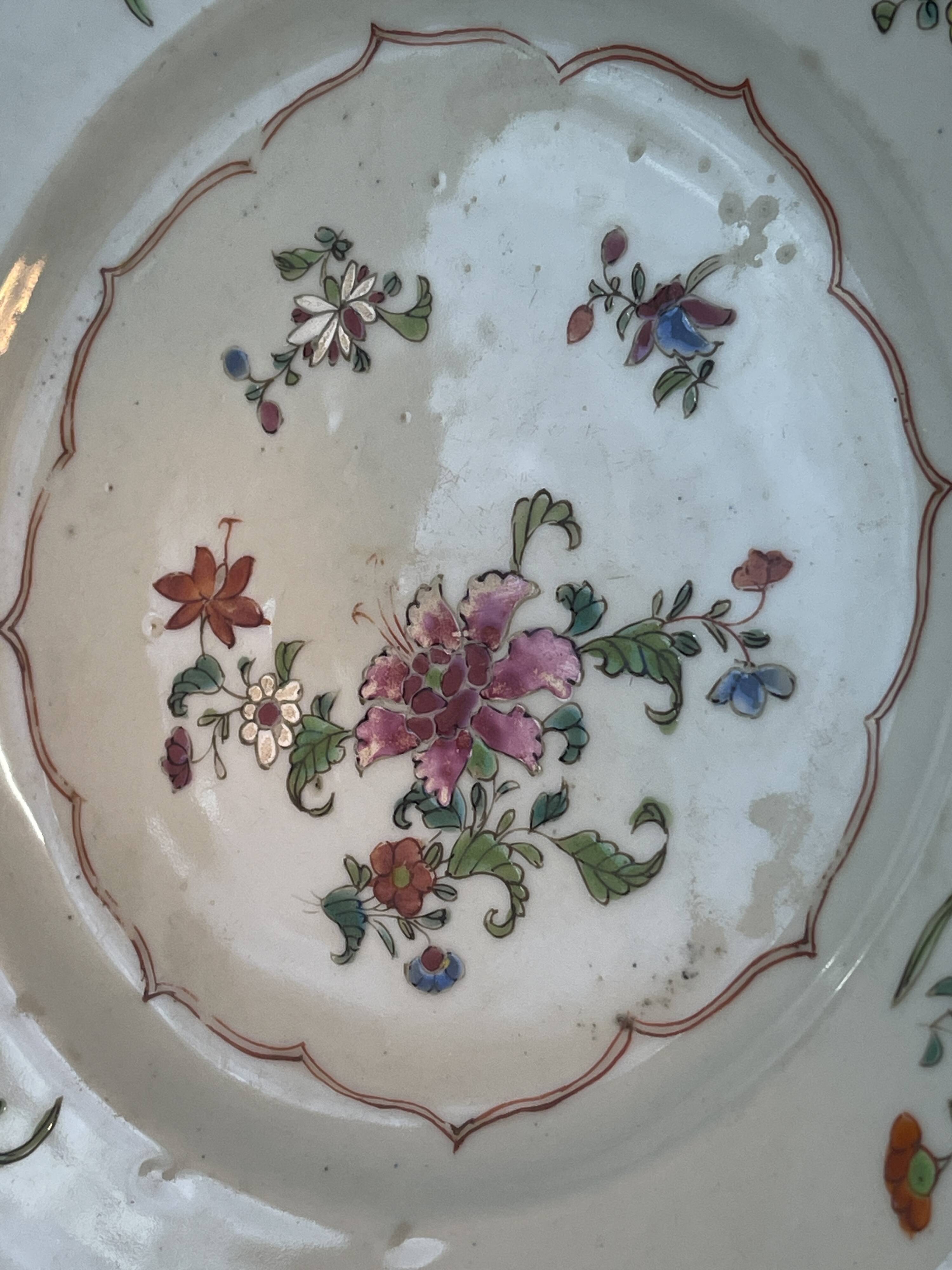 Porcelain plate Company of the Indies