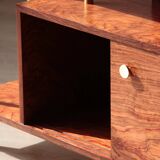 Illuminated Room Divider - Rosewood & Brass