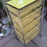 Yellow formica dessert