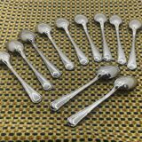 Set of 11 BOULENGER silver-plated metal teaspoons