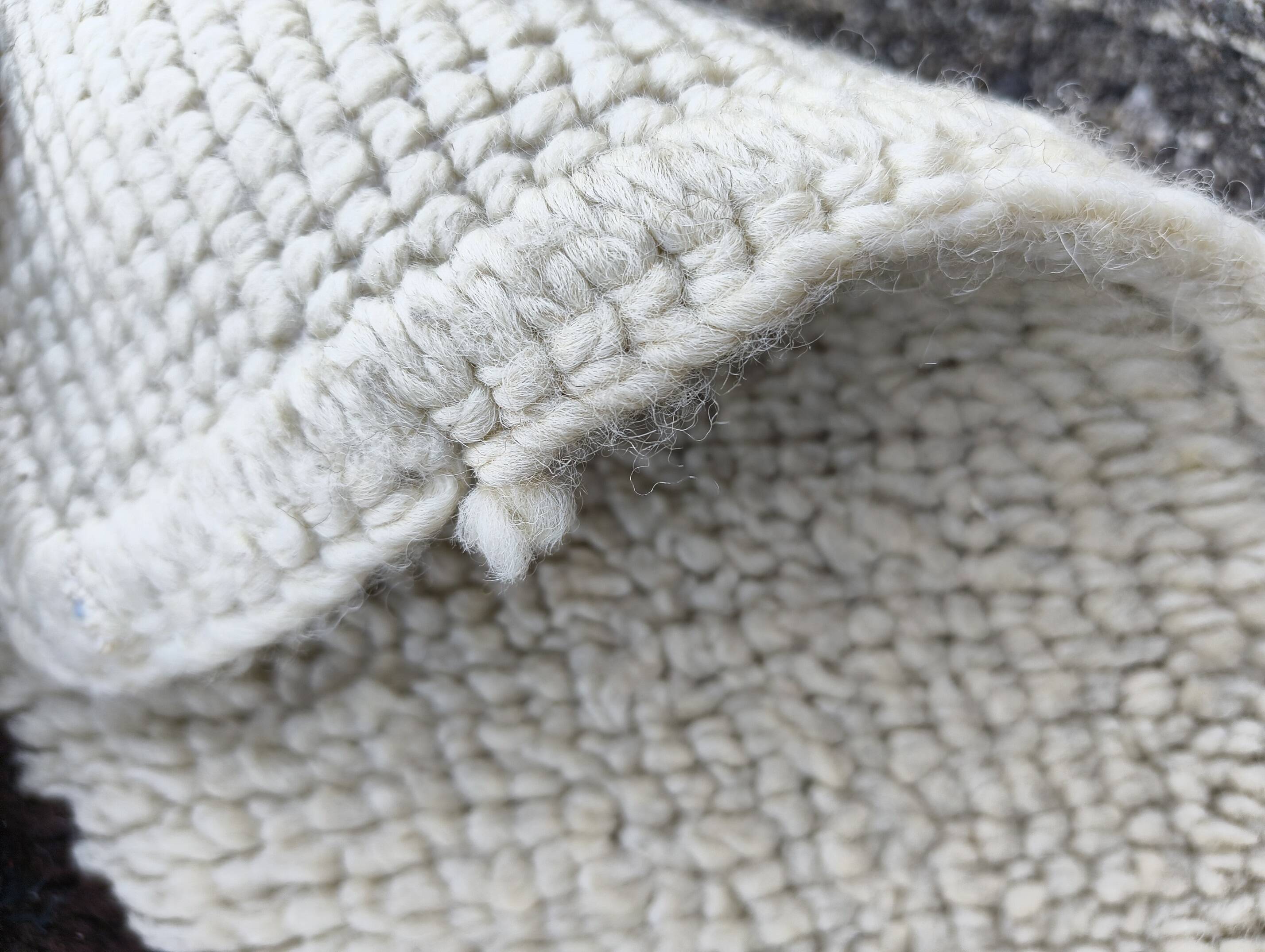 wool Pop Art carpet from the 70s