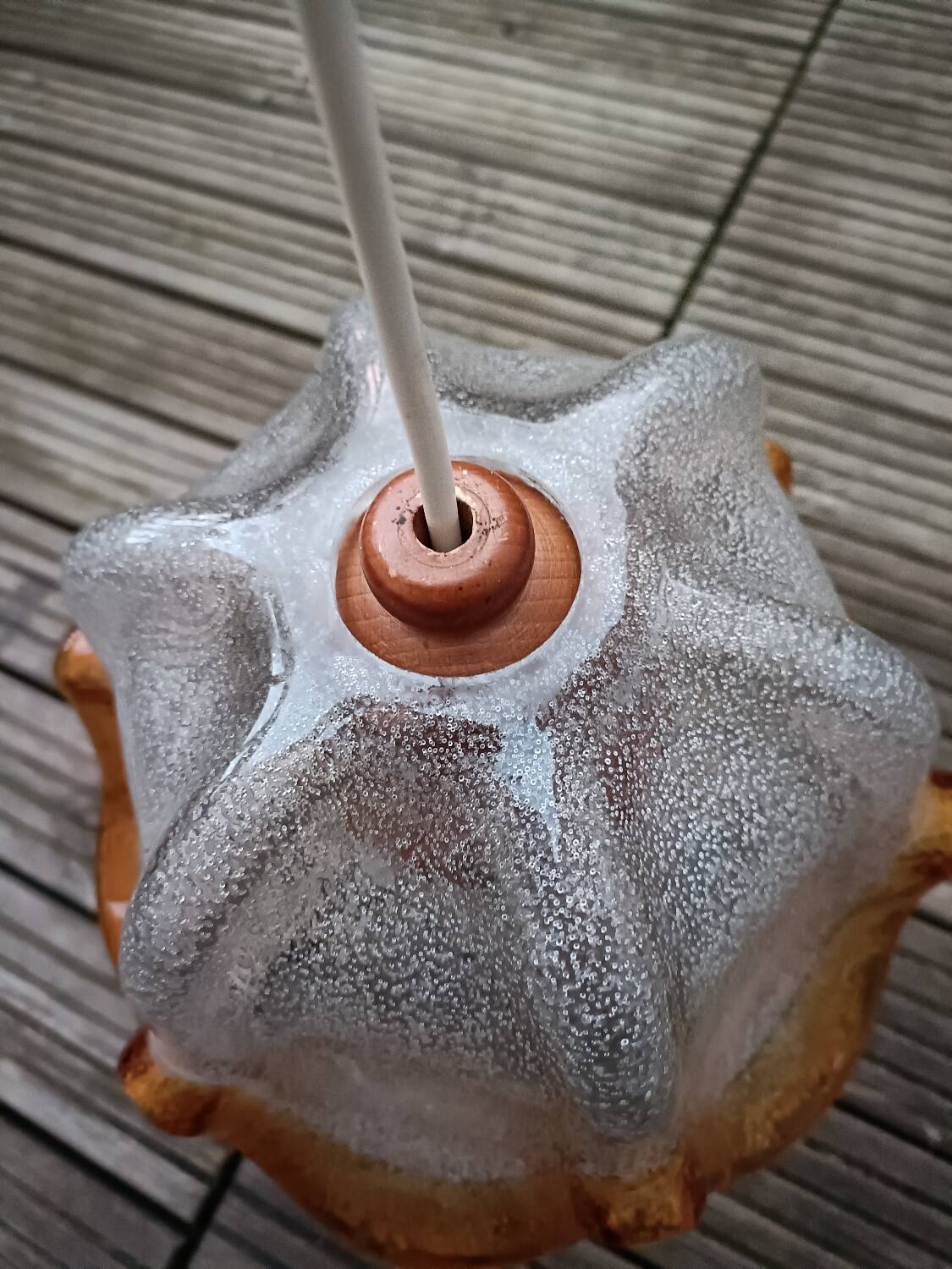 Suspension verre soufflé de Murano, 50'