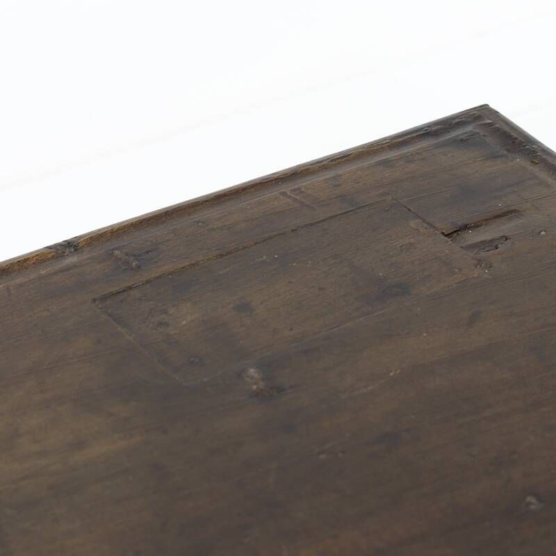 Large 18th Century Rustic Antique Farmhouse Folk Art Blanket Chest