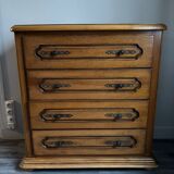Commode en chêne massif