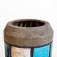 Italian Linea Rotas in Aqua Ceramic Vases by Aldo Londi for Bitossi, 1960s