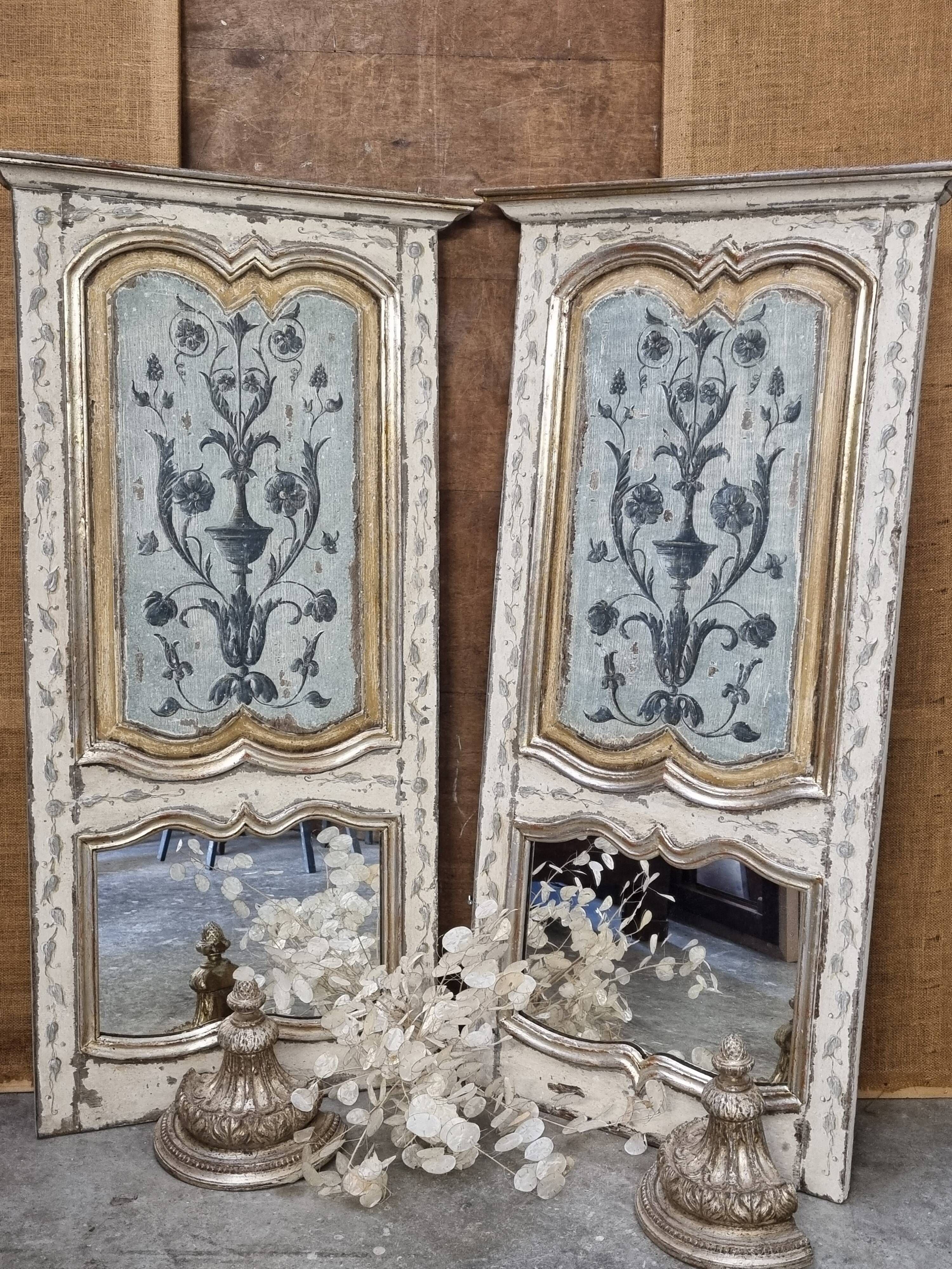 Pair of trumeaux