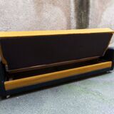 The 1970s gold and black Daybed couch