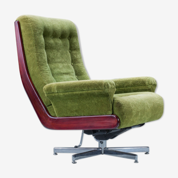Mid-century swivel lounge armchair, 1970s