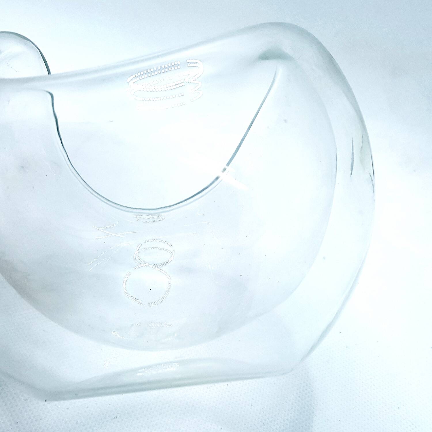 Hand blown chiller decanter