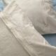 Duo of berber beige cushions