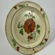 Assiette forges les eaux decor floral fin XVIII debut XIXeme