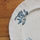 Round iron earth dish decoration flowers and butterflies P&R