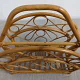 Bamboo magazines rack of the 60/70s
