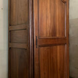 Louis XV bonnetière in solid walnut around 1800