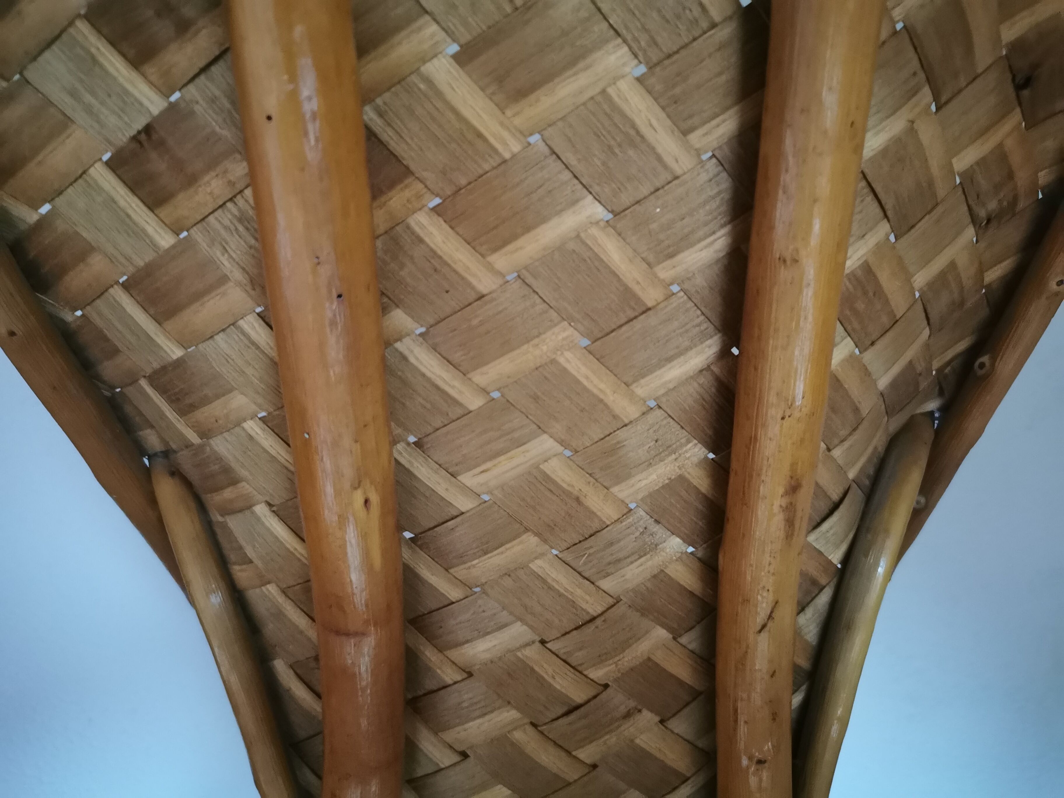 Vintage chestnut wood child chair