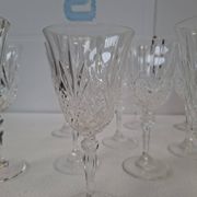 Ensemble de 20 verres en cristal taillé à la main (1985)