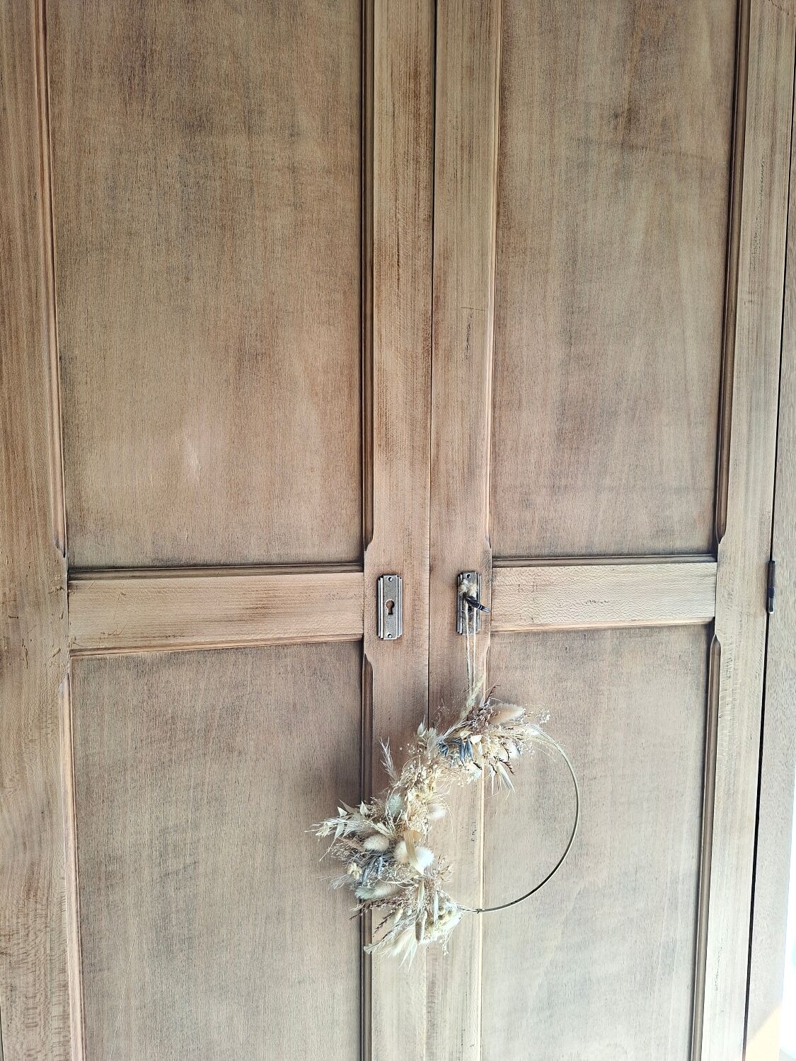 Parisian wardrobe in solid beech wood