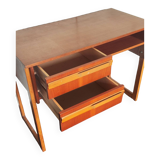 Vintage desk 1970 two drawers Scandinavian style
