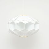 White lamp designed by L. Schioler for Hoyrup Denmark 1970