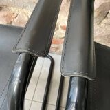 Pair of black armchairs