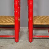 Spanish high chairs, 1940s, set of 2