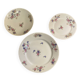 Vintage chic white porcelain service from Limoges.