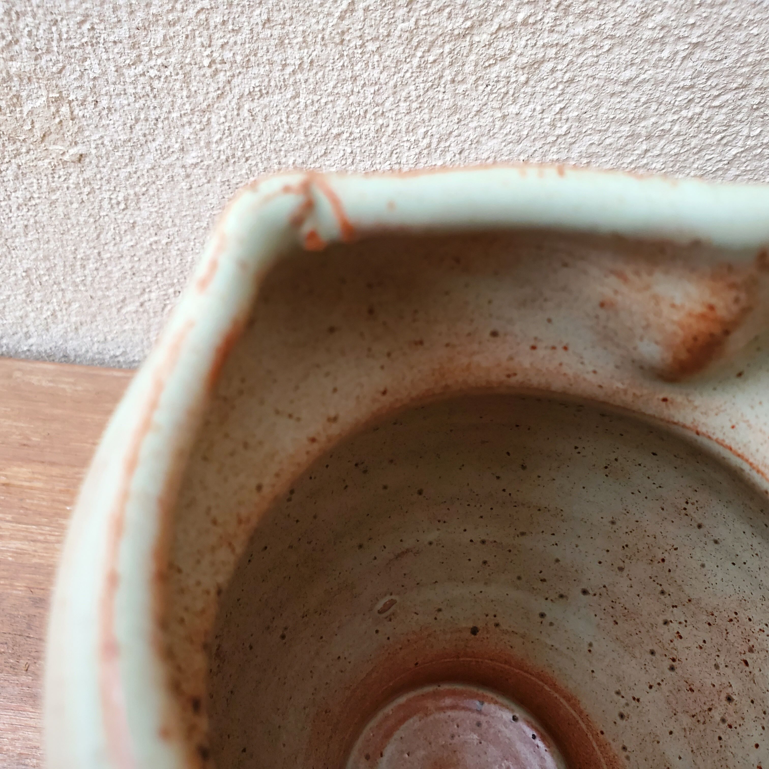 Pitcher owl terracotta vase