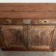 Vintage parisian buffet of the 50s in oak wood