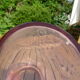 Vase verre boheme années 40