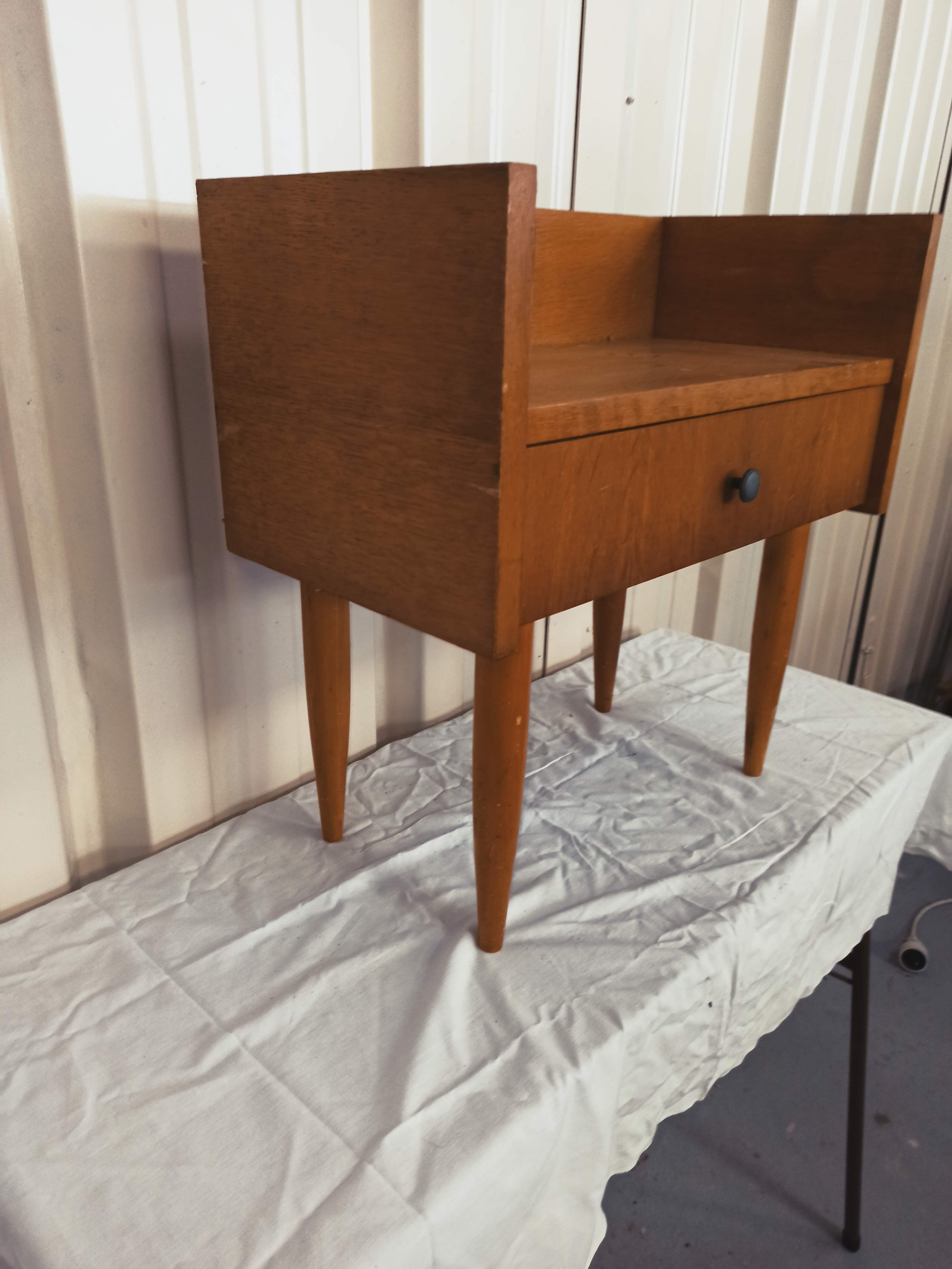 Bedside table, Scandinavian style 50s