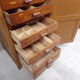 Old furniture of trade 11 drawers