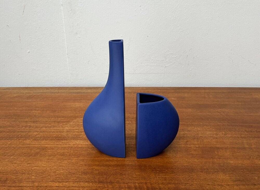 Postmodern minimalist vases from Bel Mondo, Italy, 1980s, set of 2.
