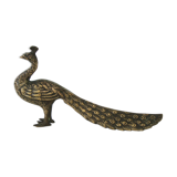 Brass peacock
