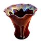 1950s Cornet Vase Vallauris Style Glazed Ceramic