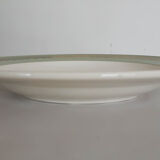 Villeroy and Boch food service, white and green faience, Mettlach, France Saar