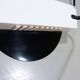 Italian desk lamp in white & black, 1980’s
