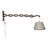 Eric Hansen for Le Klint scissor articulated wall light, Denmark 1960s