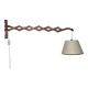 Eric Hansen for Le Klint scissor articulated wall light, Denmark 1960s