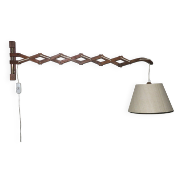 Eric Hansen for Le Klint scissor articulated wall light, Denmark 1960s