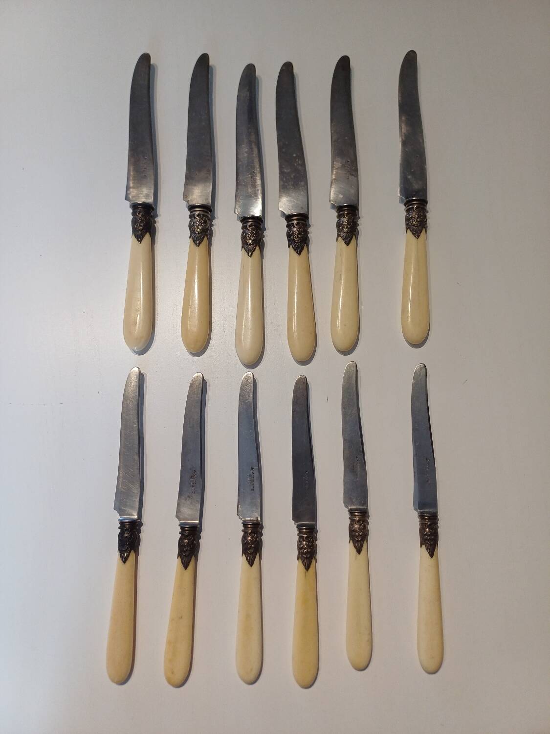 12 antique knives