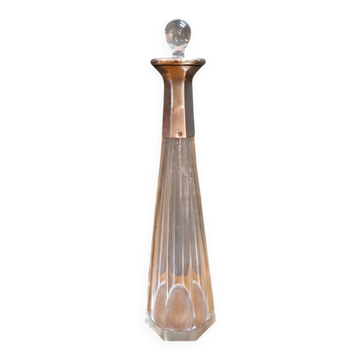 Silver and crystal Art Deco carafe