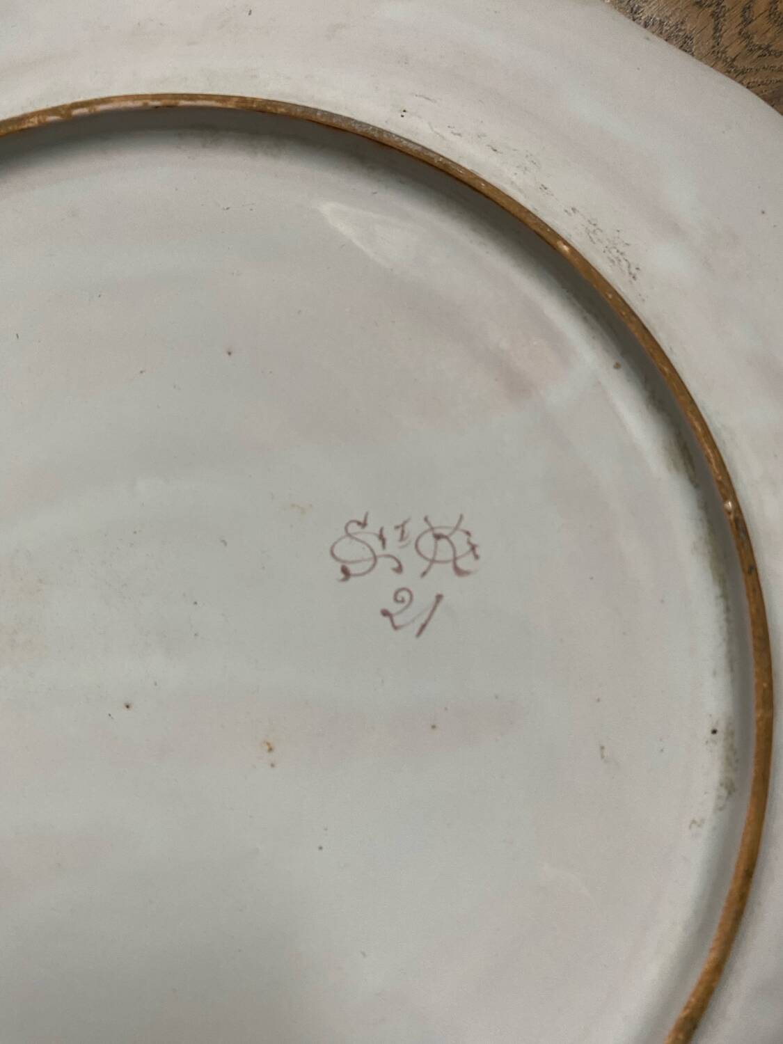 19th century SAINT CLEMENT dish